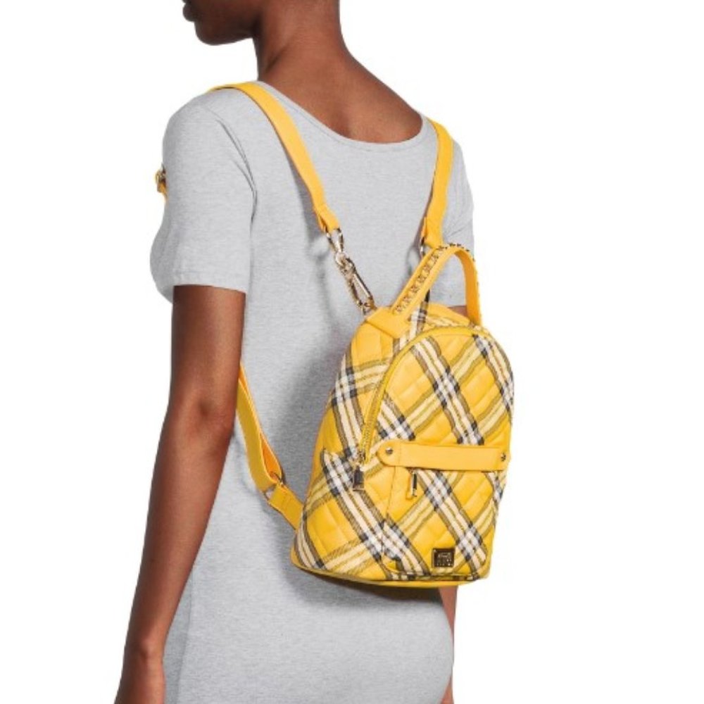 (1448) NWT - adorable - Madden NYCV yellow backpack/handbag